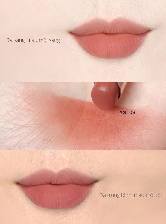 Son Kiêm Má Hồng YSL Lovenude Lip Blusher 3g