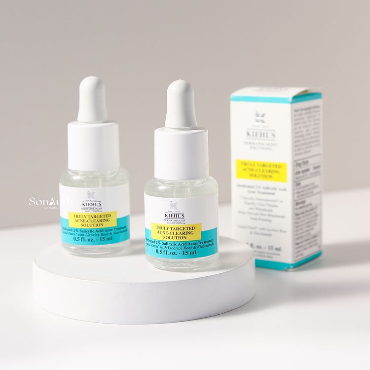 Tinh Chất Chấm Mụn Kiehl's Truly Targeted Acne Clearing Solution 15ml