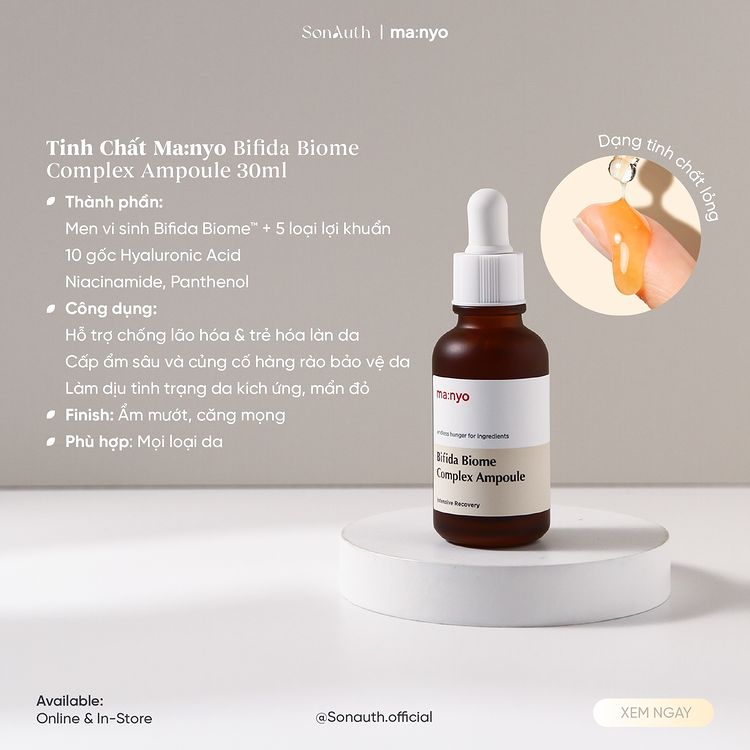 Tinh Chất Ma:nyo Bifida Biome Complex Ampoule (NK)