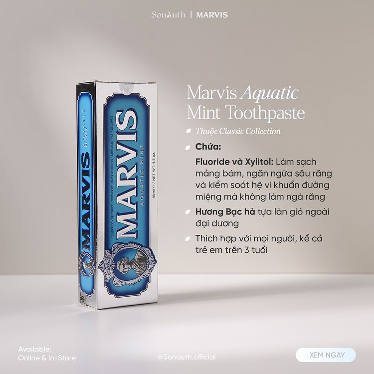 Kem Đánh Răng Marvis Toothpaste 85ml (NK)
