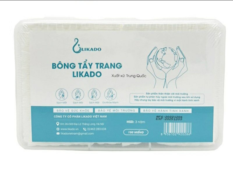 Bông Tẩy Trang Likado
