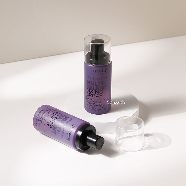 Xịt Trang Điểm Catrice Prime And Fine Multitalent Fixing Spray 50ml (NK)