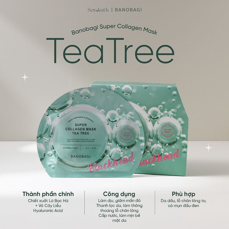 Mặt Nạ Giấy Banobagi Super Collagen Mask 30g