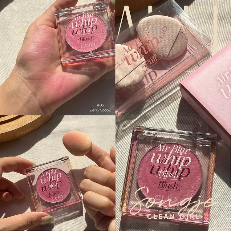 Má Hồng Clio Air Blur Whip Blush 3g