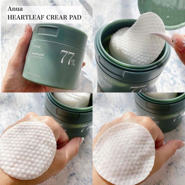 Pad Dưỡng Da Anua Heartleaf 77 Clear Pad 160ml (70 pads)