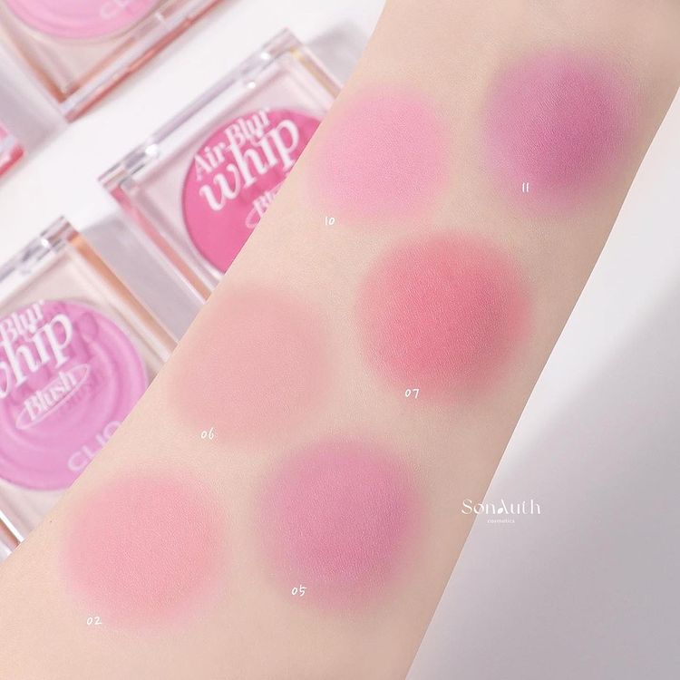 Má Hồng Clio Air Blur Whip Blush 3g