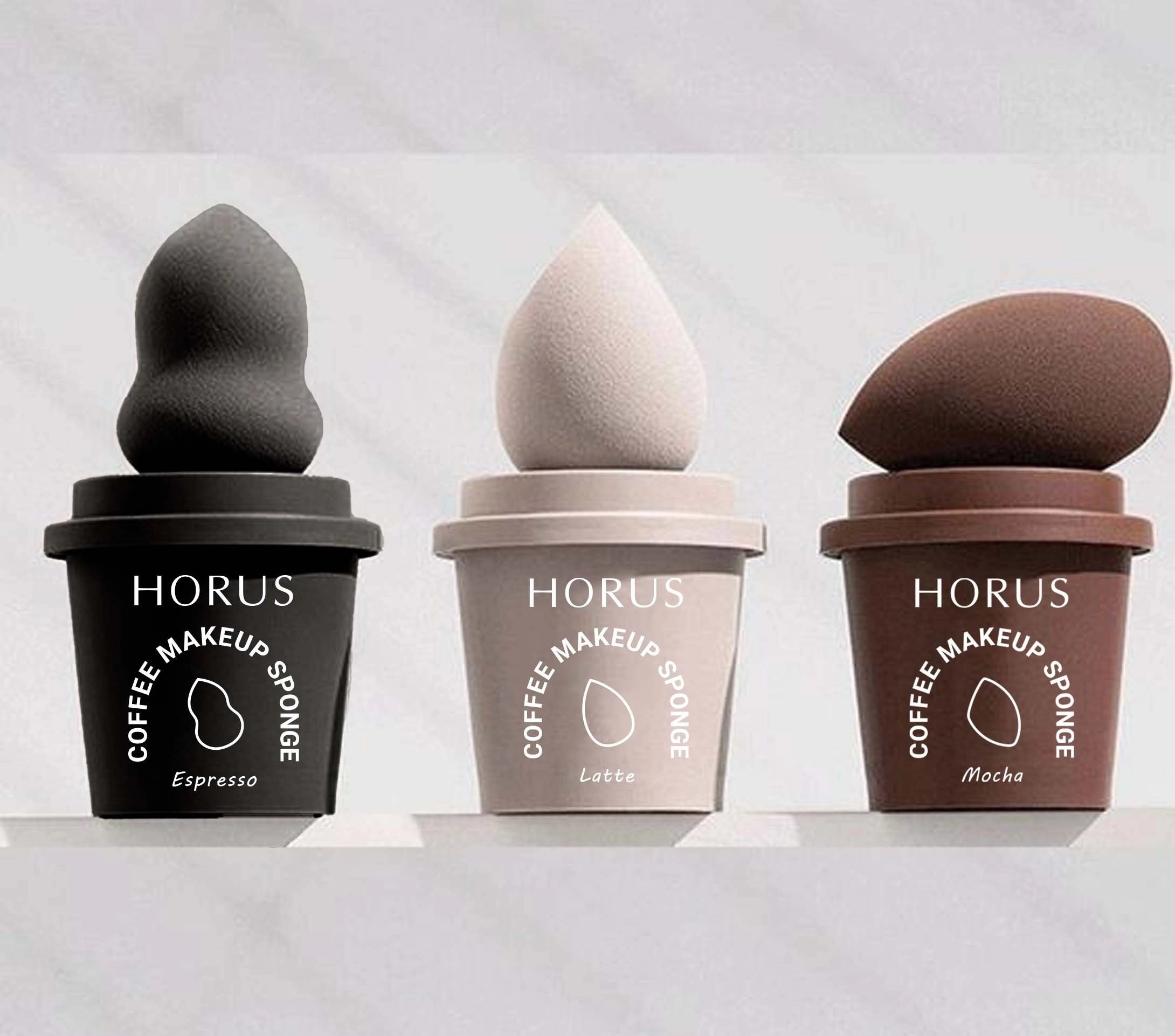Bông Mút Trang Điểm Horus Coffee Makeup Sponge