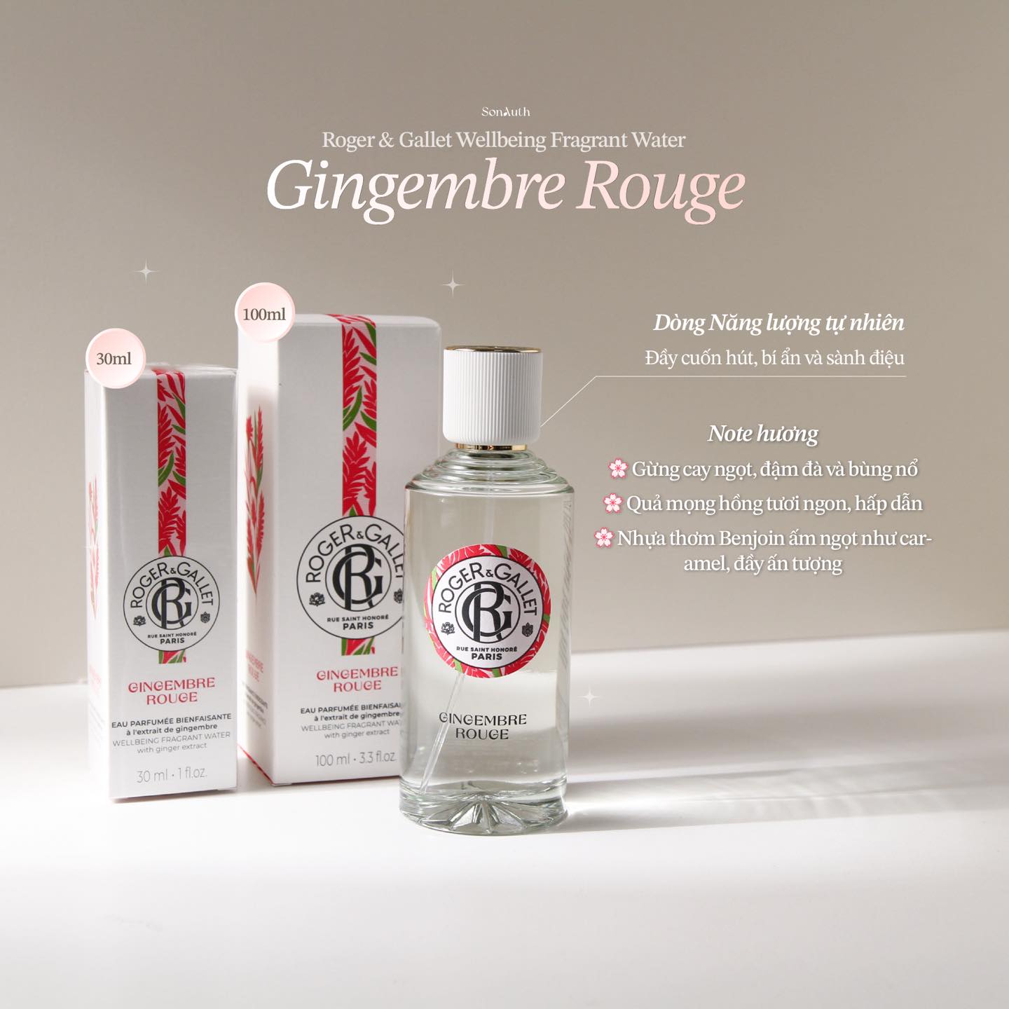 Nước Hoa Roger & Gallet Wellbeing Fragrant Water 30ml