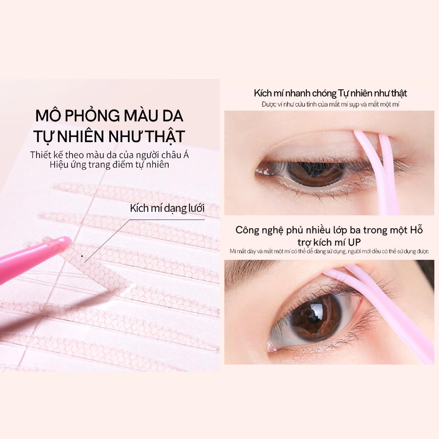 Miếng Dán Kích Mí Mlen Diary Eyelid Sticker