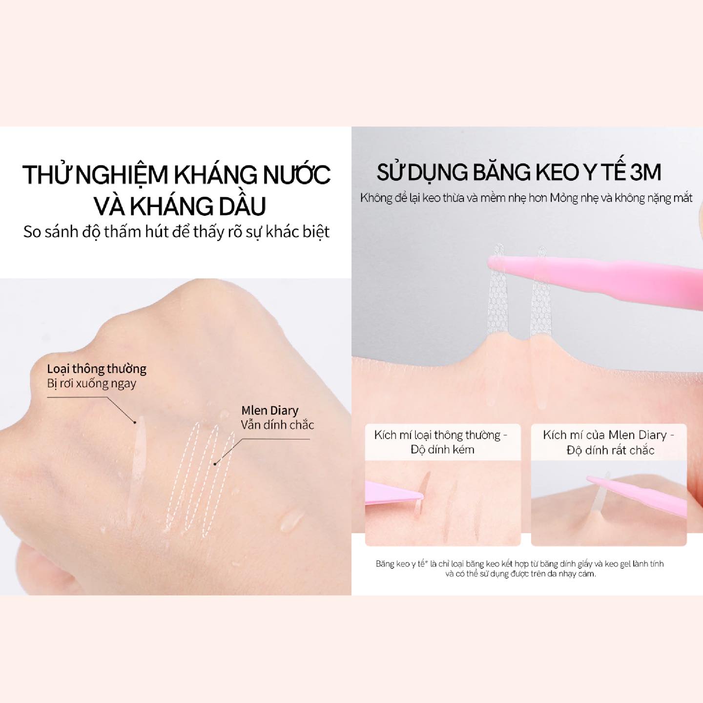 Miếng Dán Kích Mí Mlen Diary Eyelid Sticker