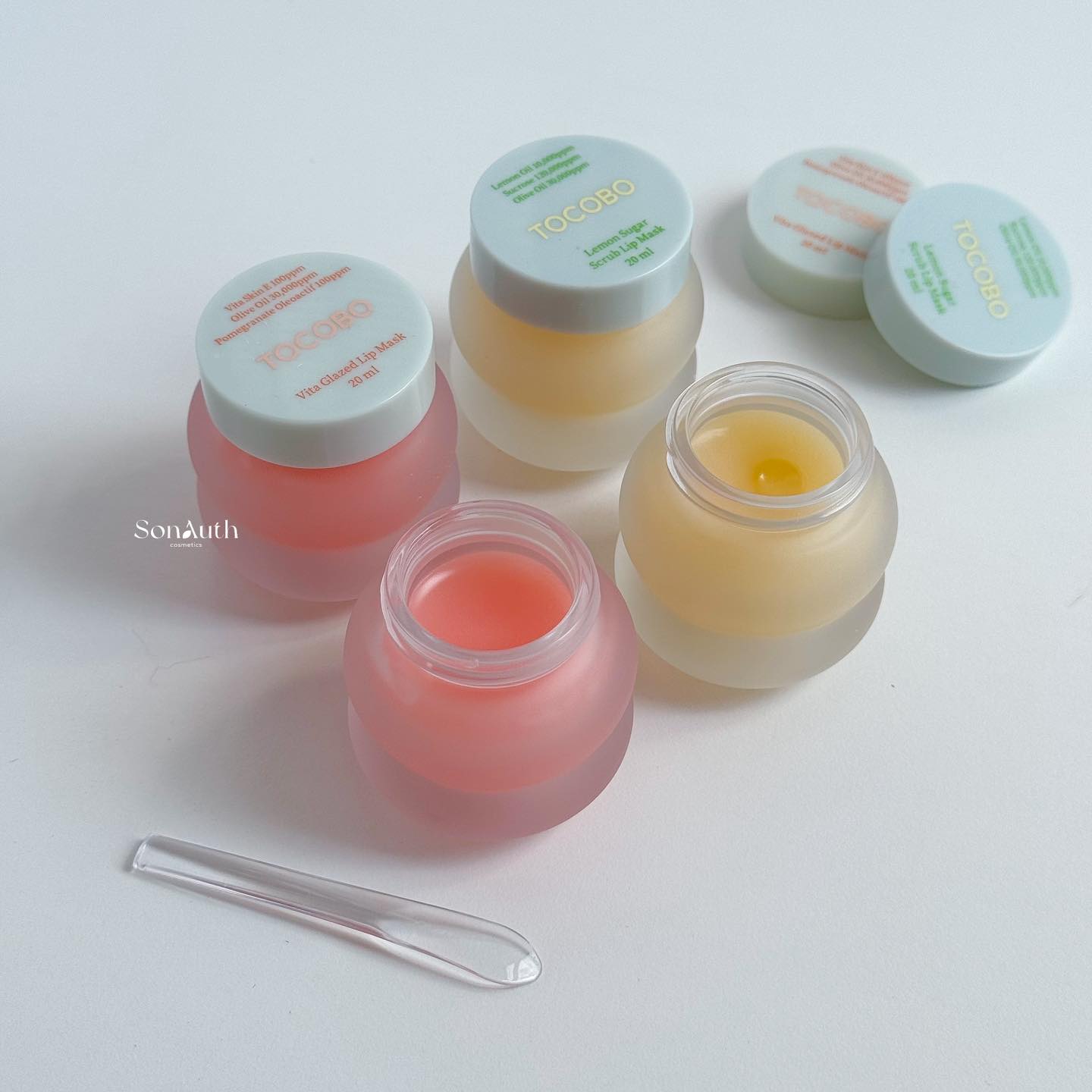 Mặt Nạ Ngủ Môi Tẩy Tế Bào Chết Tocobo Lemon Sugar Scrub Lip Mask 20ml