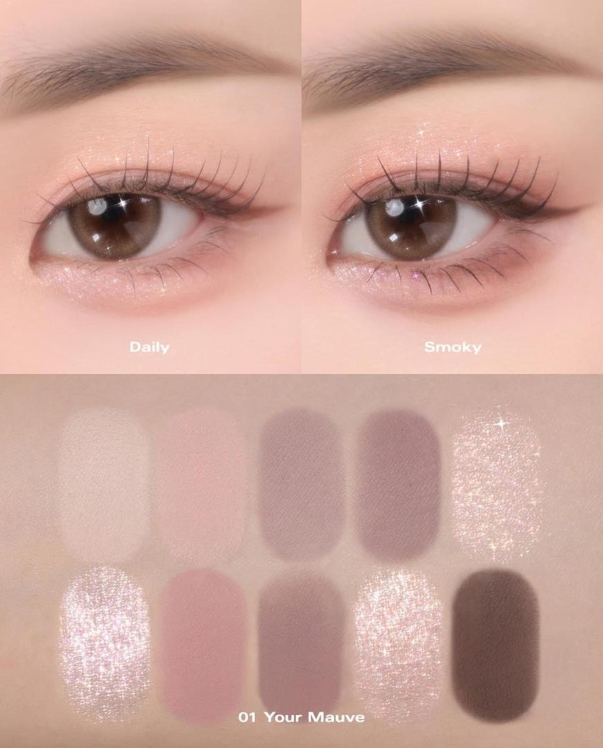 Bảng Mắt BBIA Essential Eye Palette 10 Colors 8.5g