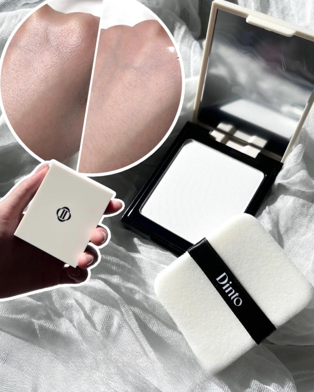 Phấn Phủ Mờ Mịn Dinto WoonCho Blur-fixing Finish Powder Pact 10g
