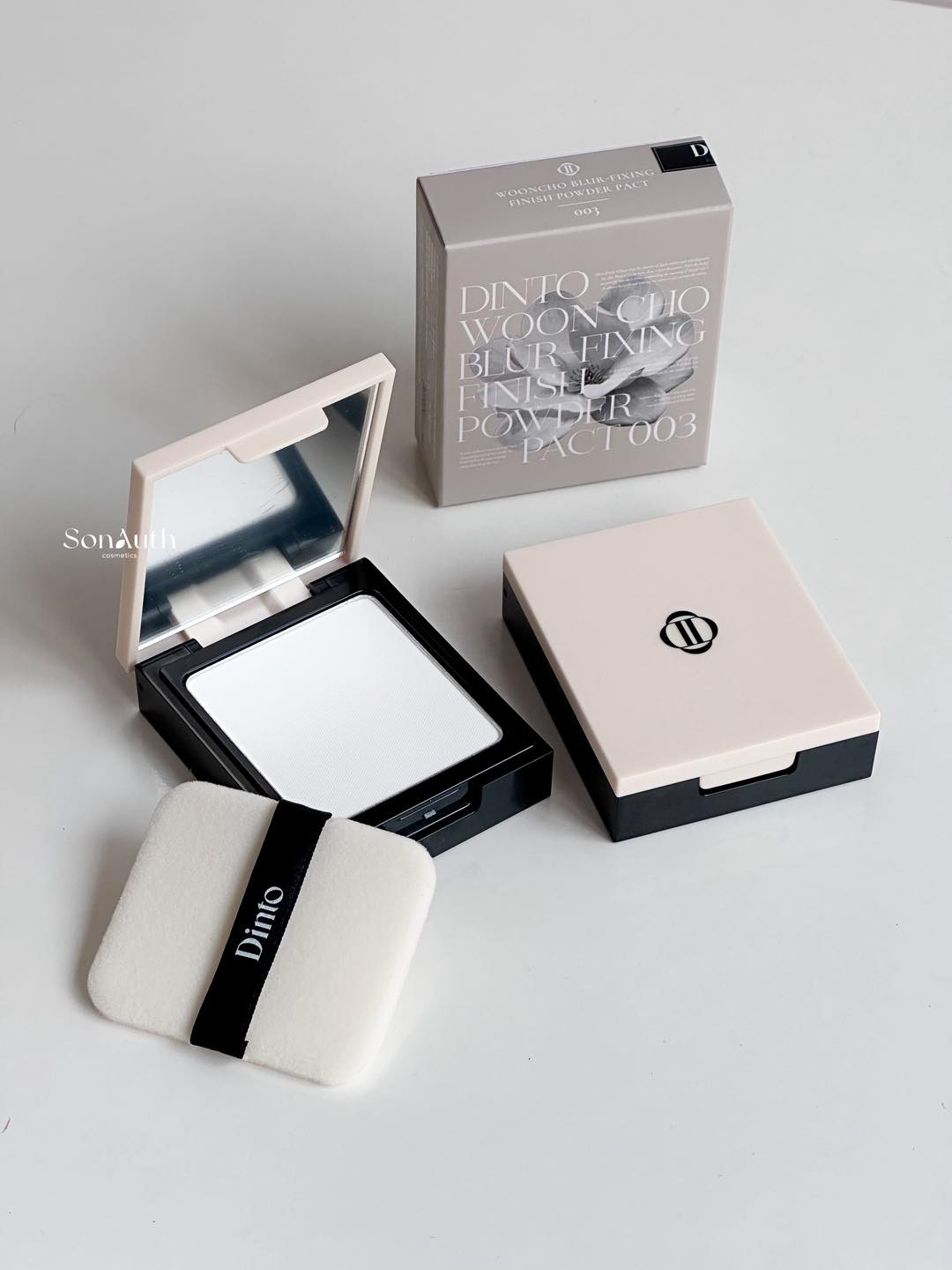 Phấn Phủ Mờ Mịn Dinto WoonCho Blur-fixing Finish Powder Pact 10g