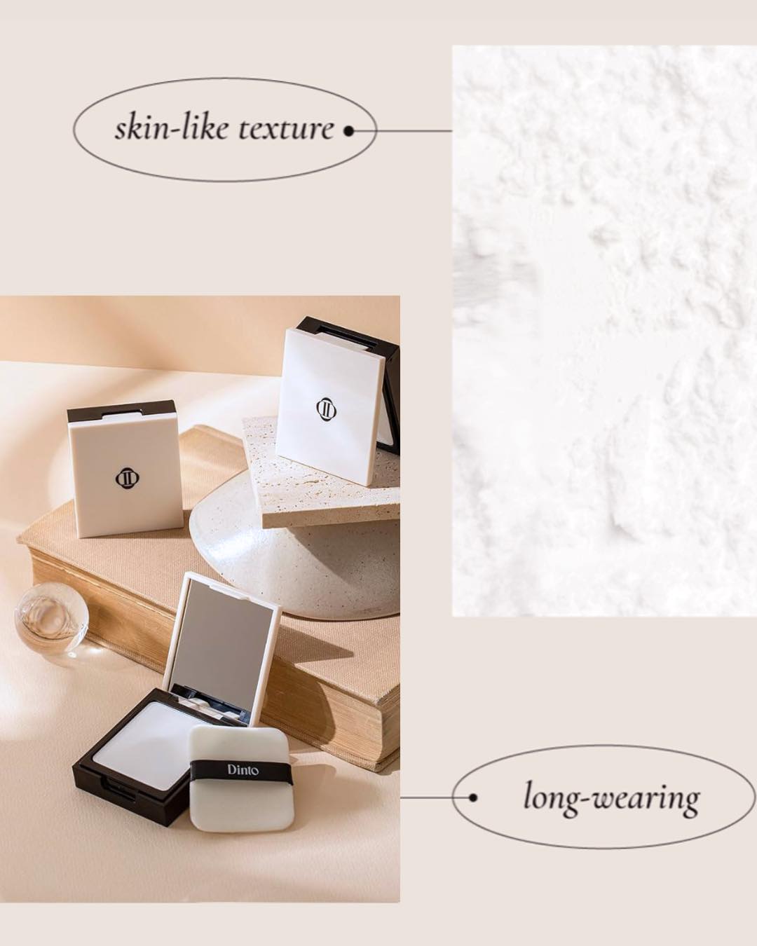Phấn Phủ Mờ Mịn Dinto WoonCho Blur-fixing Finish Powder Pact 10g