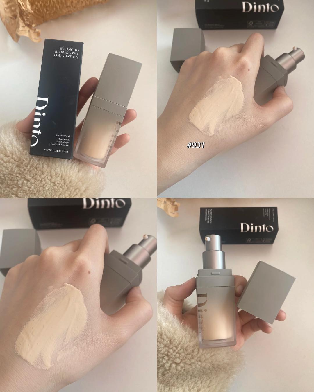 Kem Nền Dinto Wooncho Blur Matte Foundation 25ml