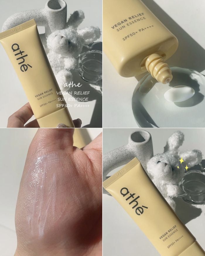 Kem Chống Nắng Dưỡng Ẩm Athe Vegan Relief Sun Essence
