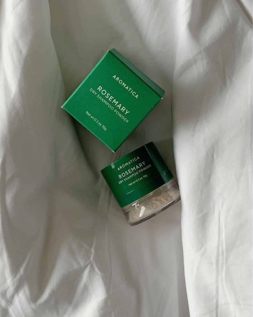 Bột Gội Khô Kiềm Dầu Aromatica Rosemary Dry Shampoo Powder 10g