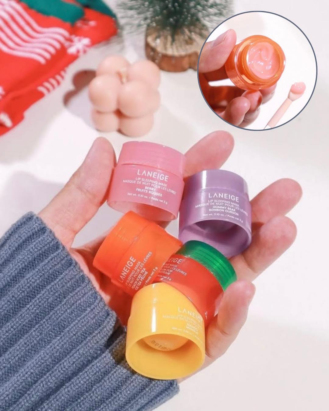 Bộ 5 Mặt Nạ Dưỡng Môi Laneige Midnight Minis Set (5 Pieces)