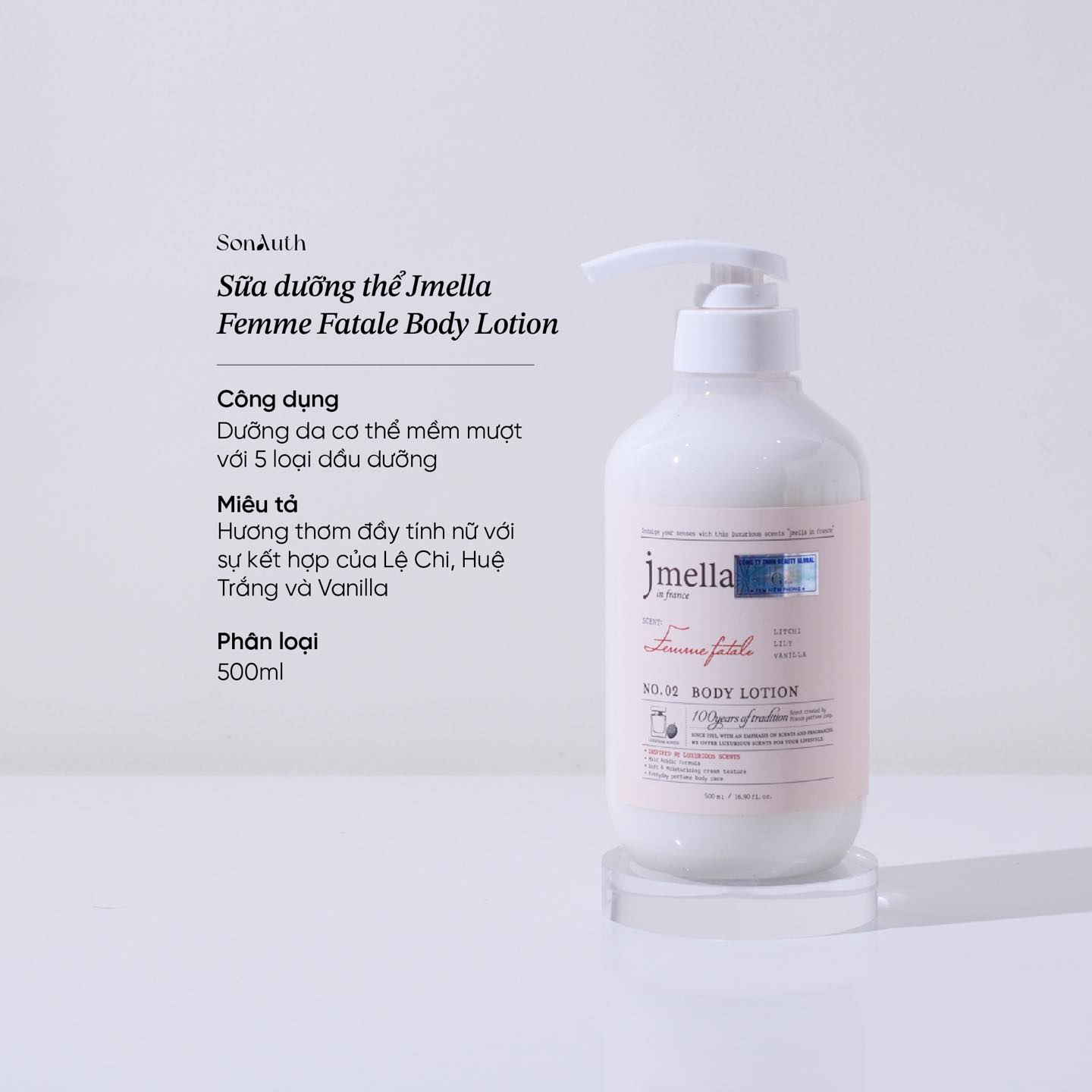 Dưỡng Thể Jmella Body Lotion 500ml