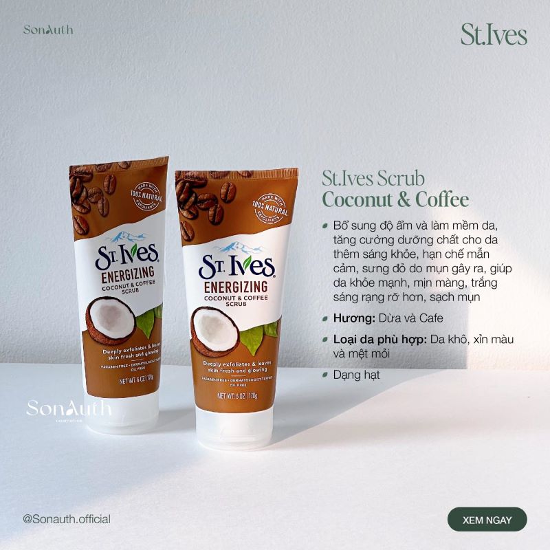 Tẩy Da Chết St.Ives Scrub 170g