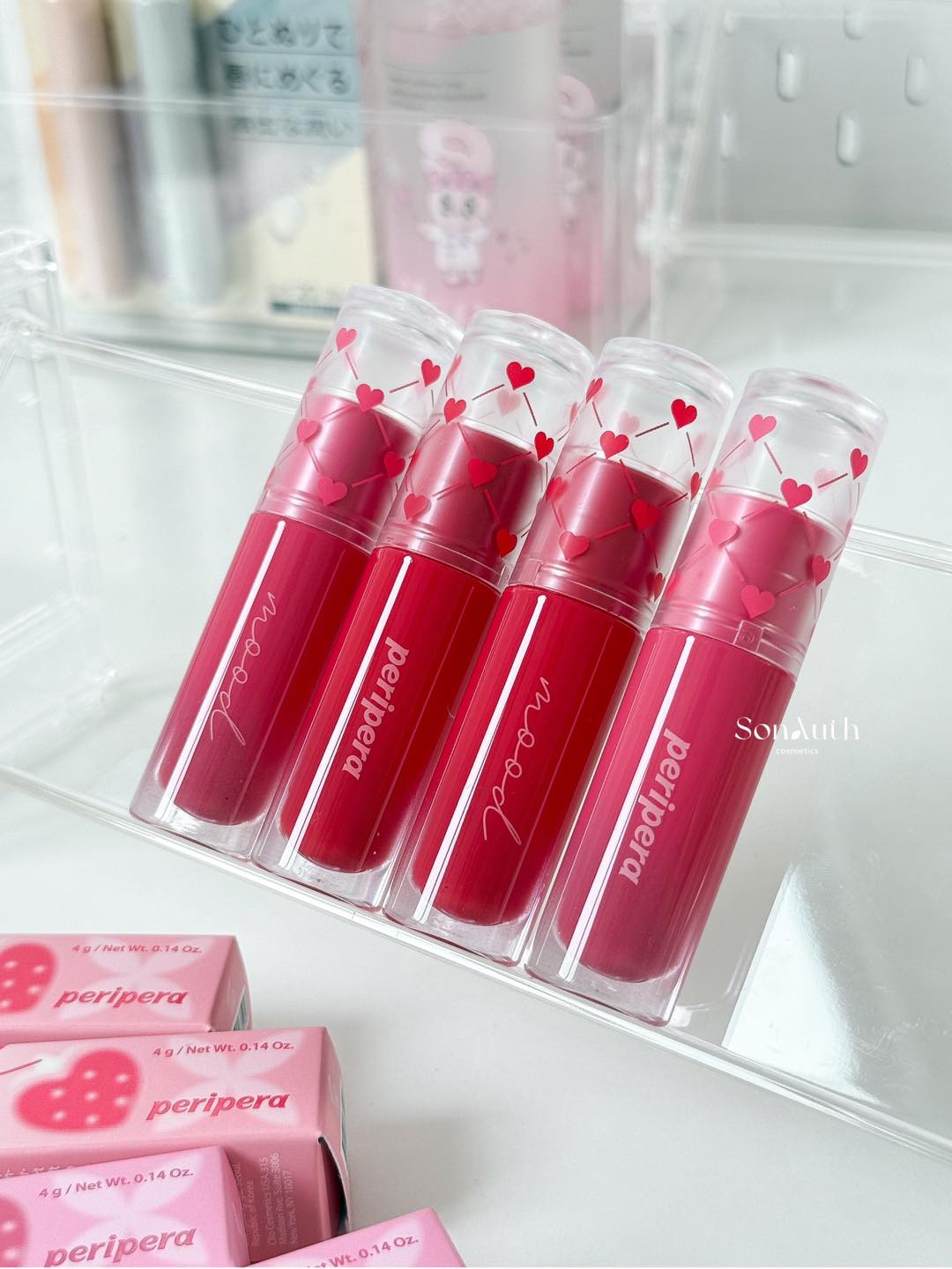 Son Bóng Peripera Ink Mood Glowy Tint 4g