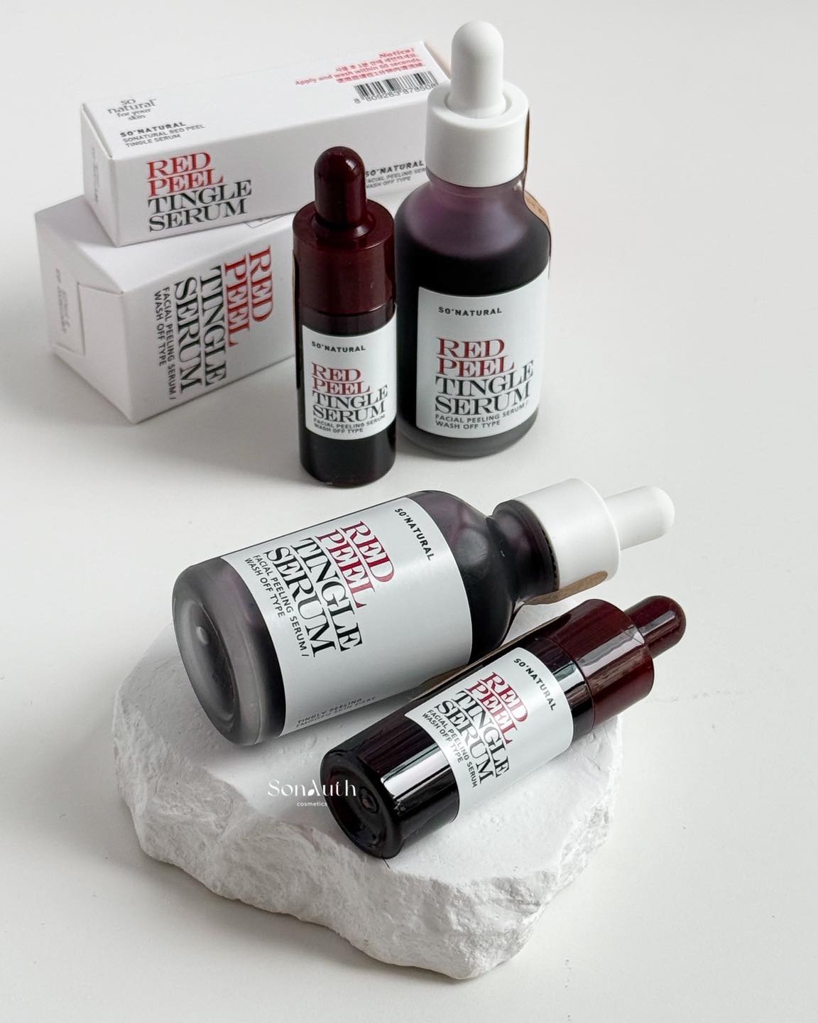 Tinh Chất Tái Tạo Da So.Natural Red Peel Tingle Serum
