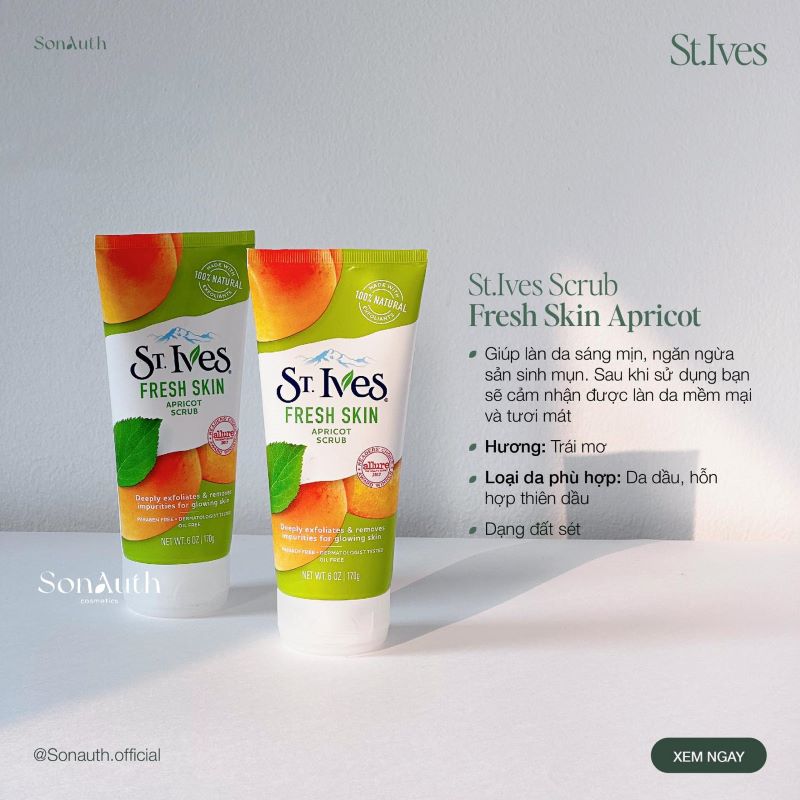 Tẩy Da Chết St.Ives Scrub 170g