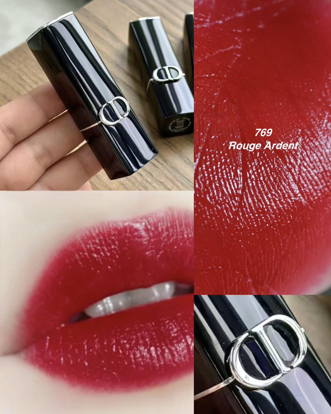 Son Thỏi Dior Rouge Couture Colour Lipstick Floral Lip Care Long Wear 3.5g (Satin)