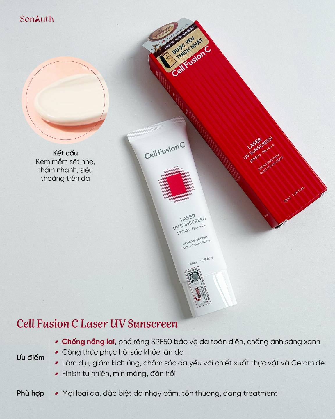 Kem Chống Nắng Cell Fusion C Sunscreen 100 50ml