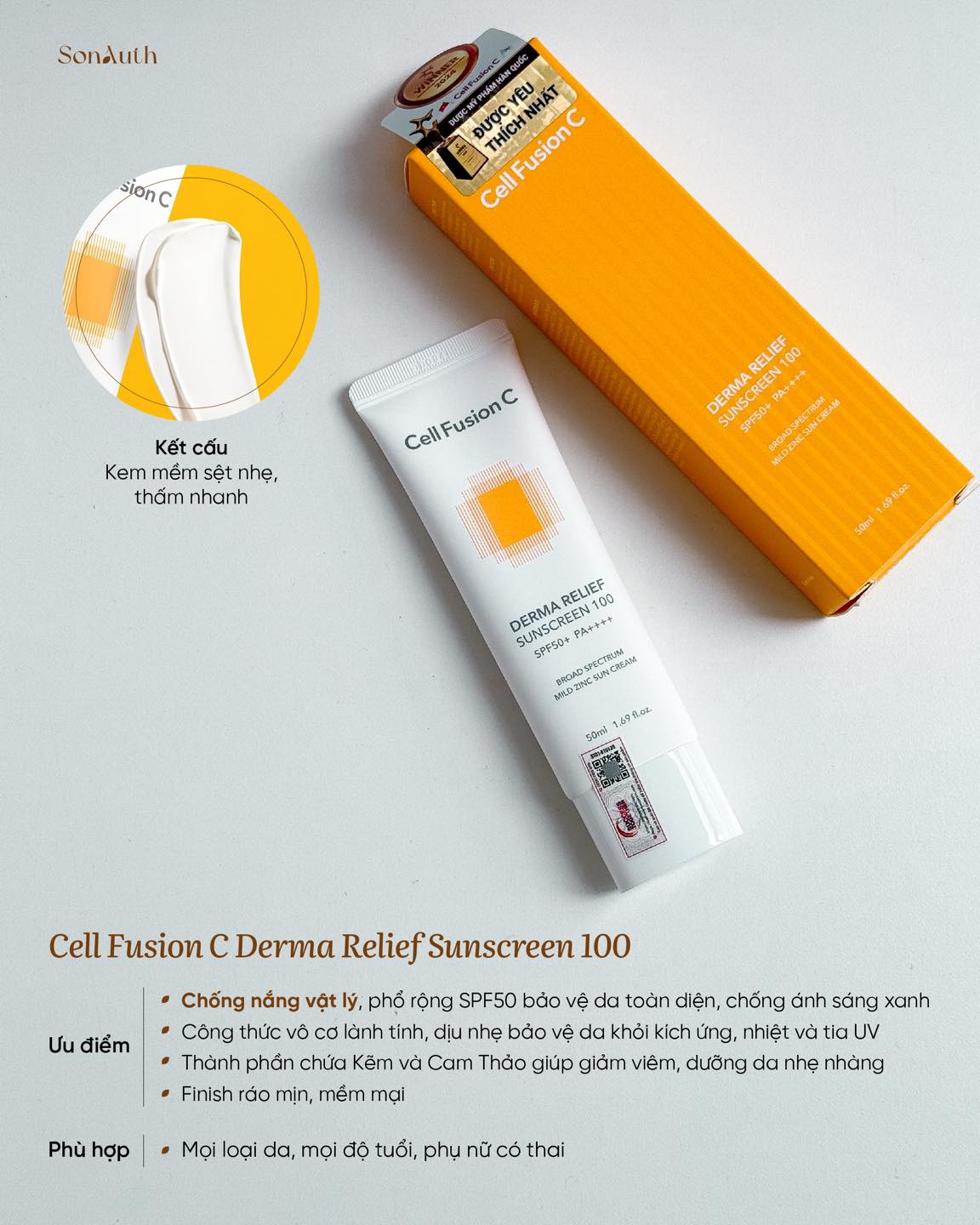 Kem Chống Nắng Cell Fusion C Sunscreen 100 50ml