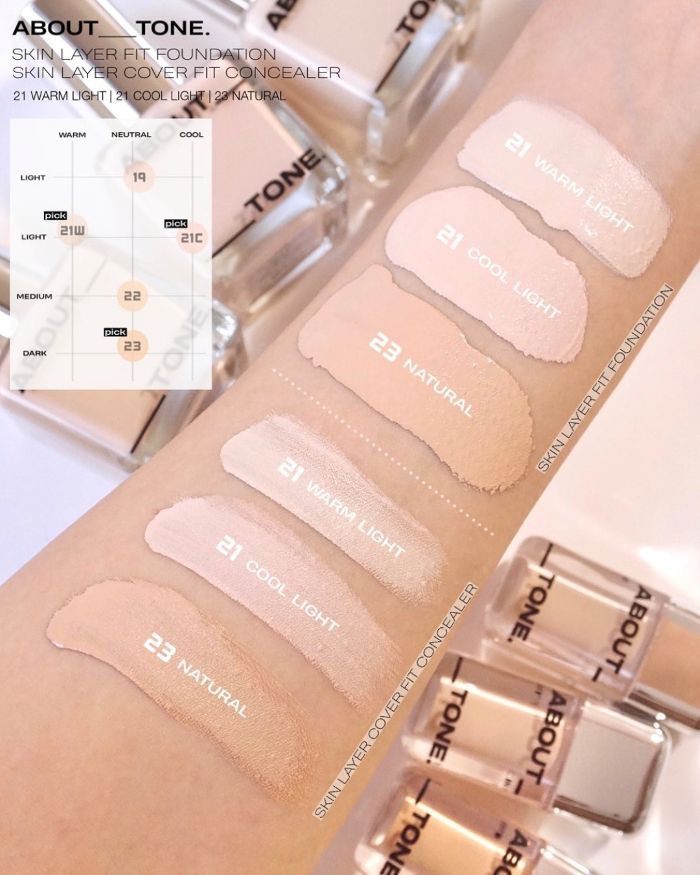 Che Khuyết Điểm About Tone Skin Layer Cover Concealer 5.6g