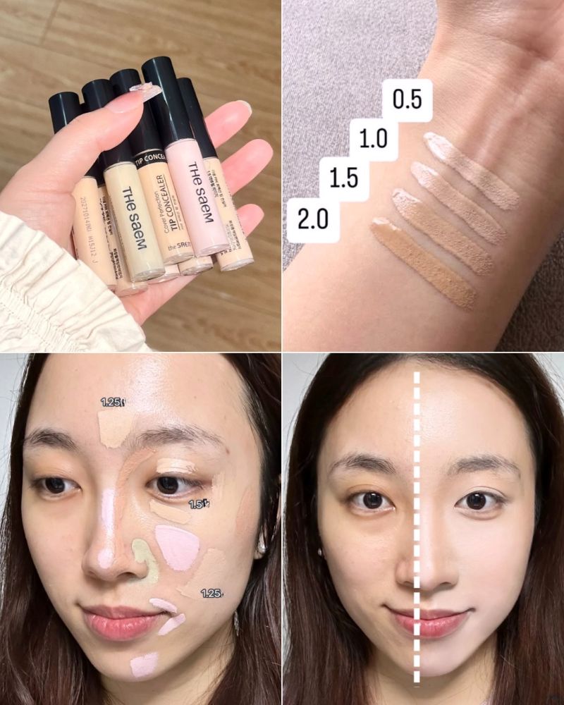 Che Khuyết Điểm The Saem Cover Perfection Tip Concealer