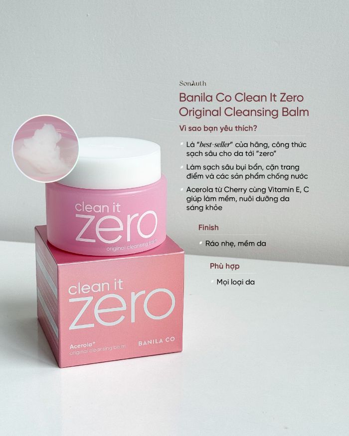 Sáp Tẩy Trang Banila Co Clean It Zero Cleansing Balm