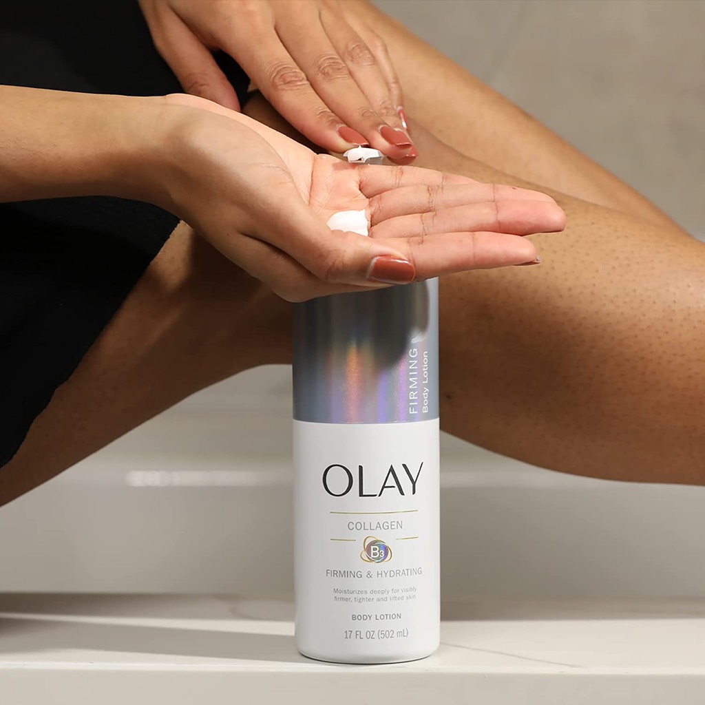 Dưỡng Thể Olay Firming & Hydrating Body Lotion with Collagen 502ml