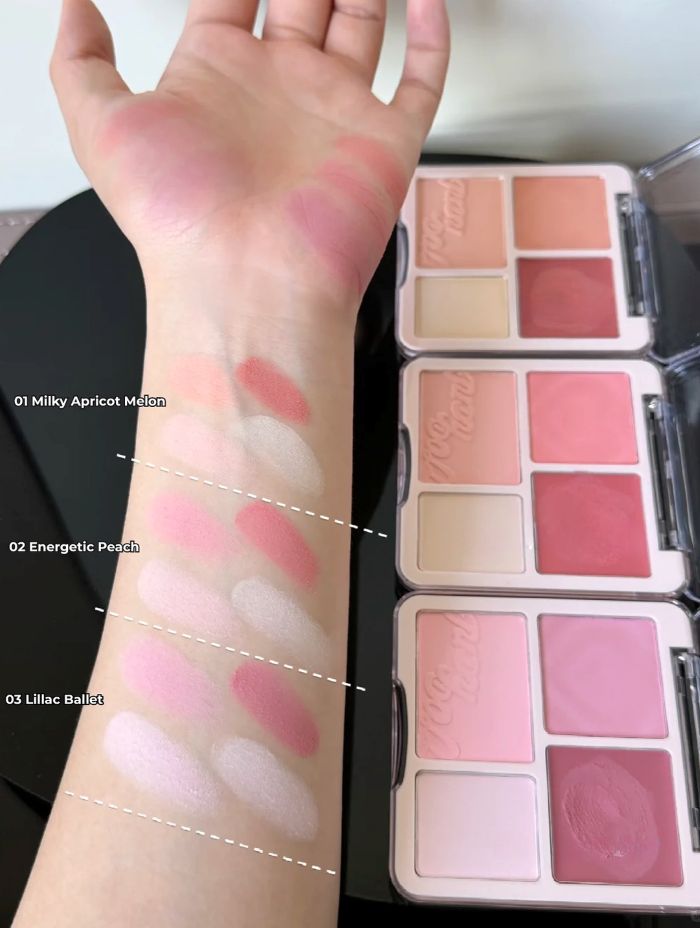 Bảng Má Hồng Và Bắt Sáng Judydoll Blush & Highlight Palette 9g