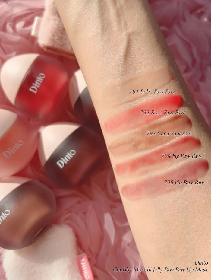 Mặt Nạ Môi Có Màu Dinto Chubby Mocchi Jelly Paw Paw 10g