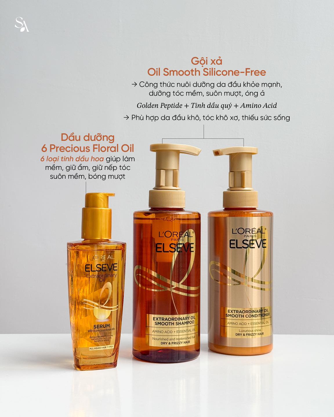 Bộ Gội Xả L'Oreal Paris 400ml