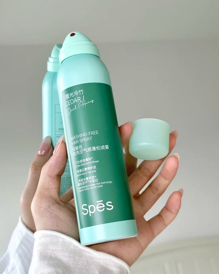 Xịt Dầu Gội Khô Spes Washing Free Hair Spray