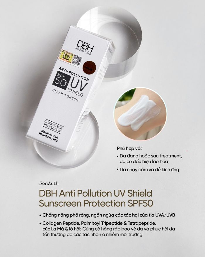 Kem Chống Nắng DBH Anti Pollution UV Shield 60ml