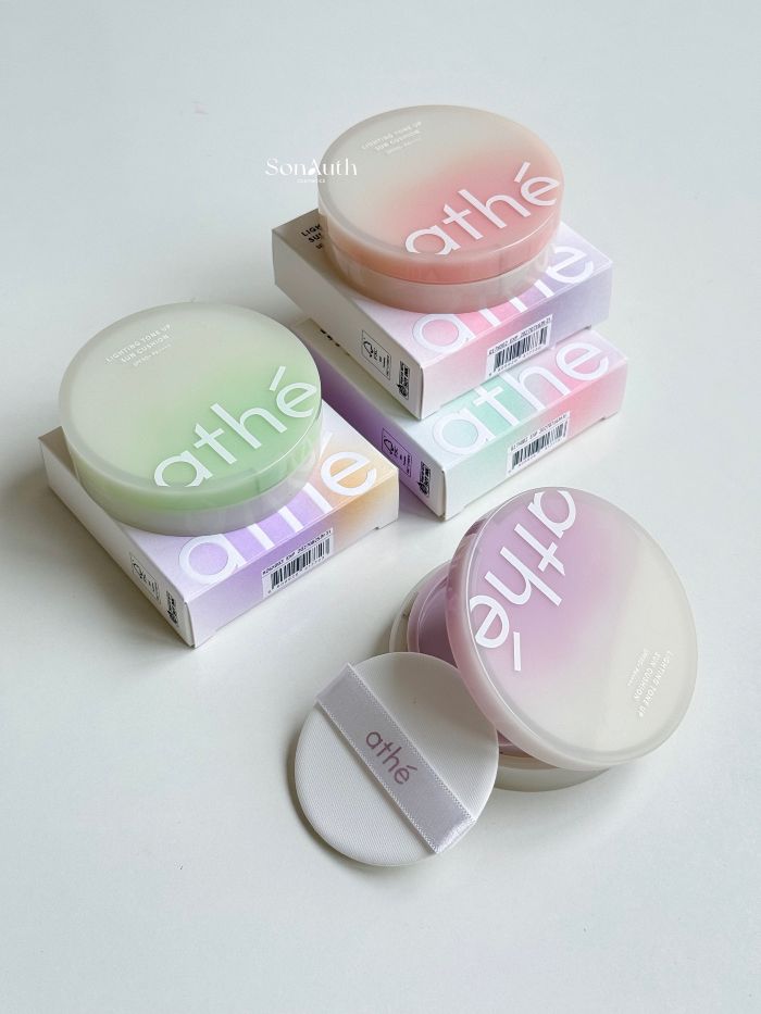 Phấn Nước Chống Nắng Hiệu Chỉnh Da Athe Vegan Relief Cushion 12g