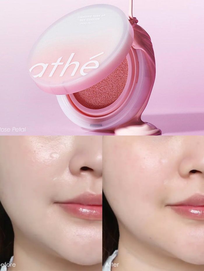 Phấn Nước Chống Nắng Hiệu Chỉnh Da Athe Vegan Relief Cushion 12g