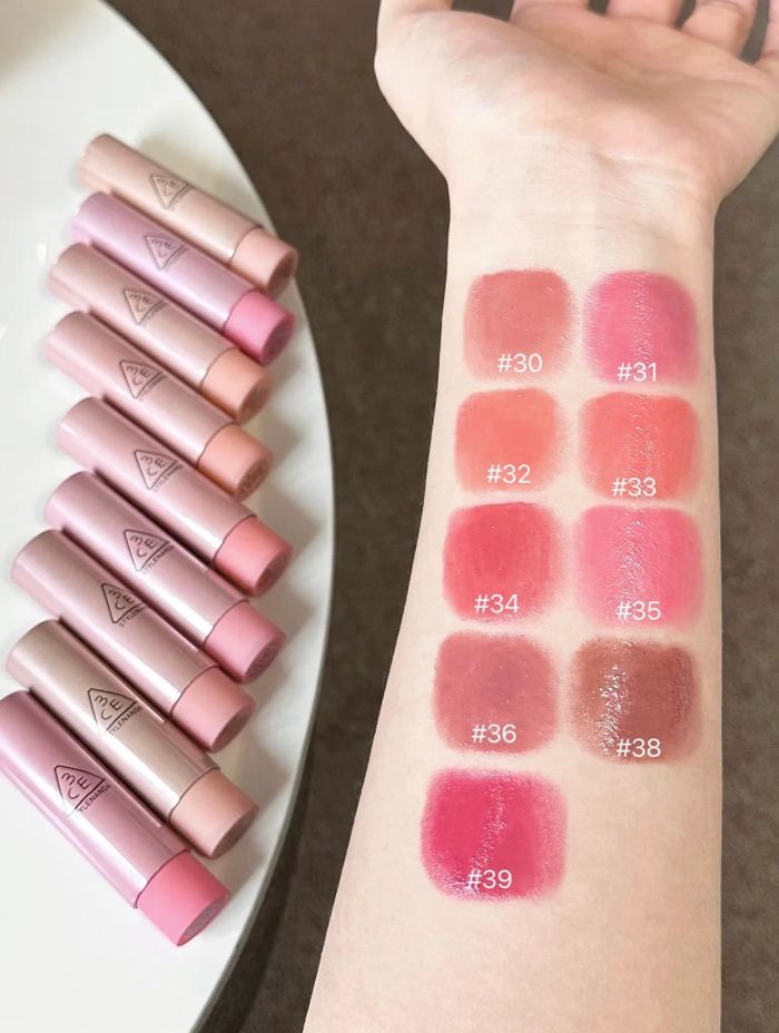 Son Dưỡng Có Màu 3CE Glazy Lip Glow 5g