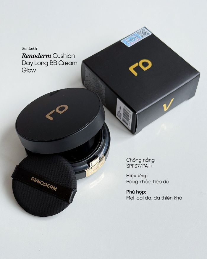 Phấn Nước Bóng Khoẻ Renoderm Day Long BB Cream Glow 15g