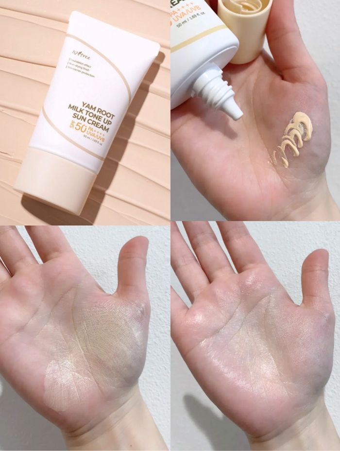 Kem Chống Nắng Nâng Tông Isntree Yam Root Milk Tone Up Sun Cream 50ml