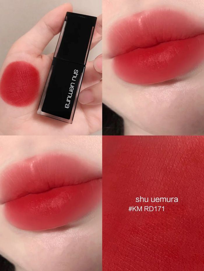 Son Thỏi Mịn Shu Uemura Rouge Unlimited Kinu Matte Lipstick 3.3g