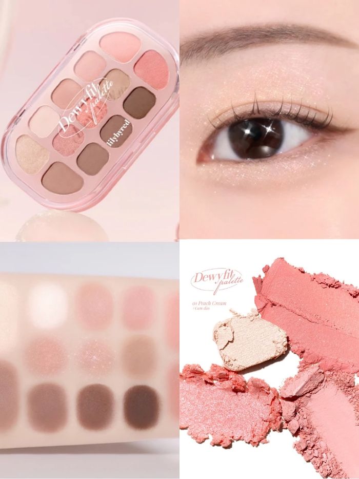 Bảng Phấn Mắt Lilybyred Dewy Fit Palette 13.1g