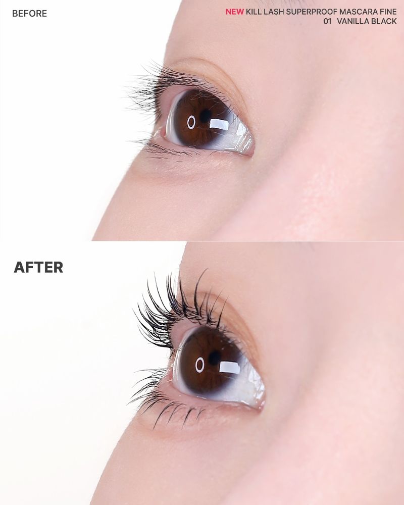 Chuốt Mi Cong Tự Nhiên Clio Kill Lash Superproof Mascara Fine 6.5g