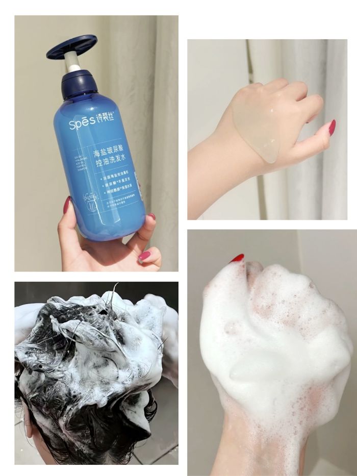 Bộ Gội Xả Muối Biển Spes Sea Salt Hyaluronic Acid Hydrating 600ml