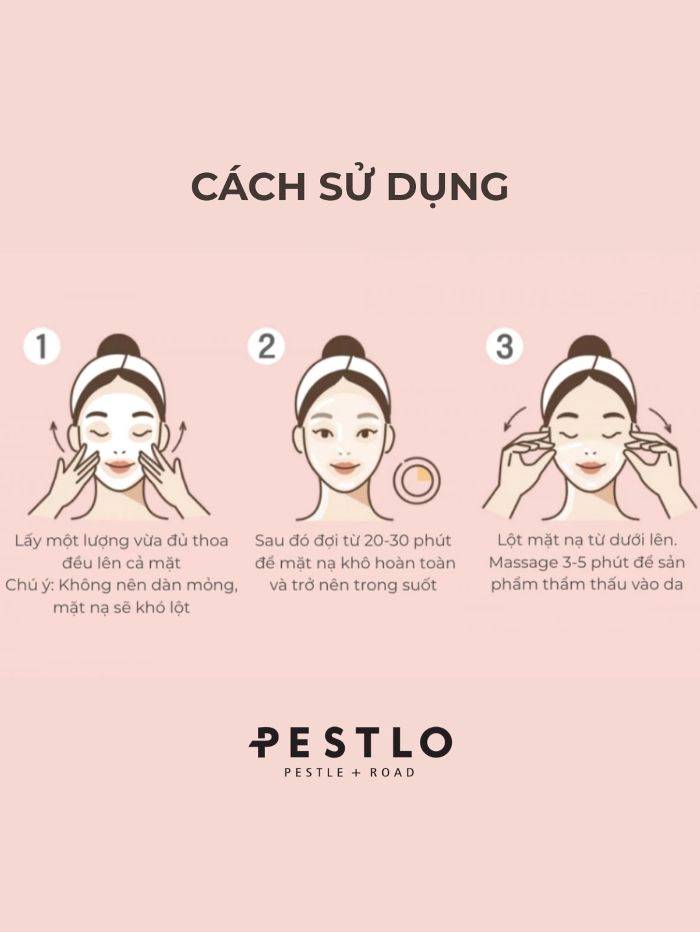 Mặt Nạ Lột Trẻ Hoá Da Pestlo Baby Collagen Glow Mask 70ml